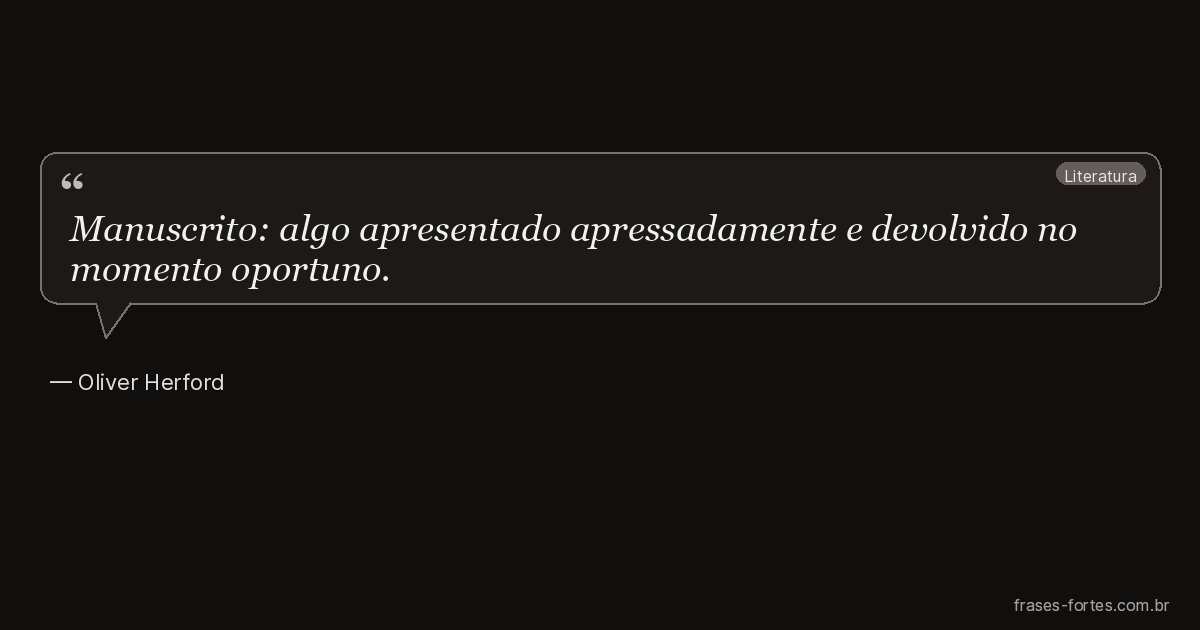 Frase de Oliver Herford