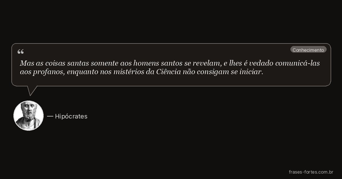 Frase de Hipócrates
