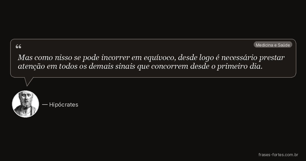 Frase de Hipócrates