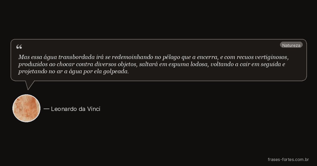 Frase de Leonardo da Vinci