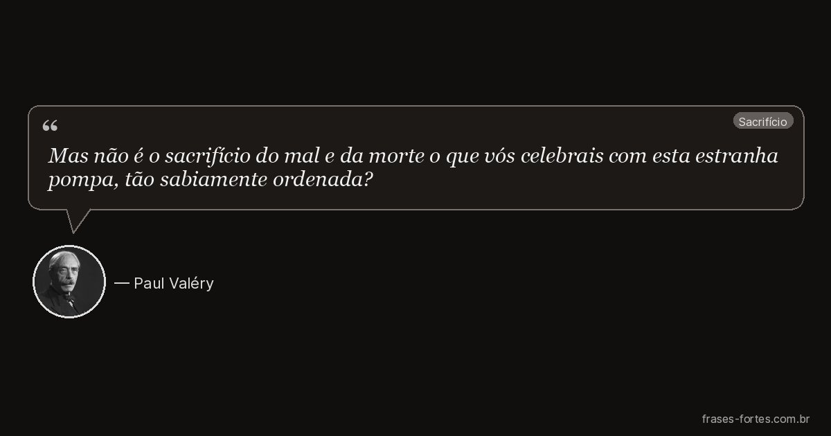 Frase de Paul Valéry