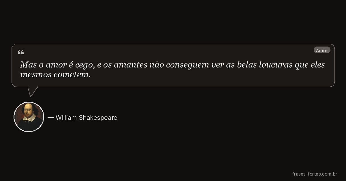 Frase de William Shakespeare