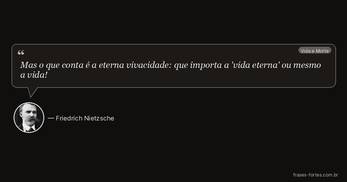 Frase de Friedrich Nietzsche