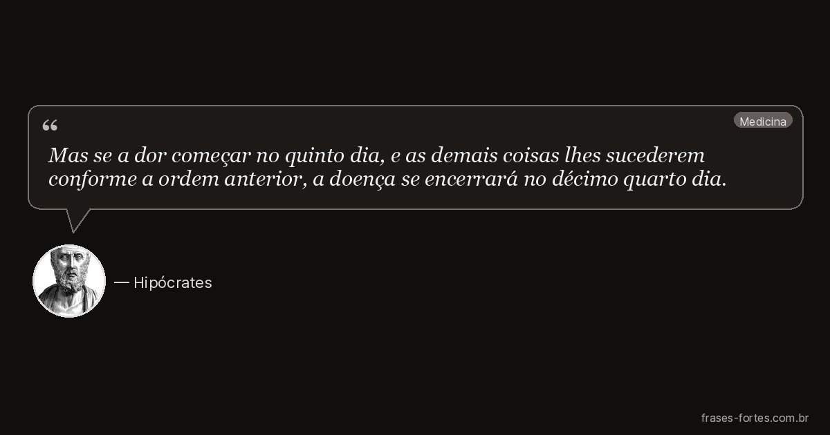 Frase de Hipócrates