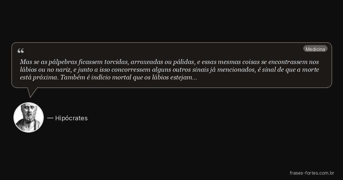 Frase de Hipócrates