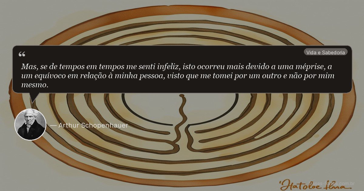 Frase de Arthur Schopenhauer