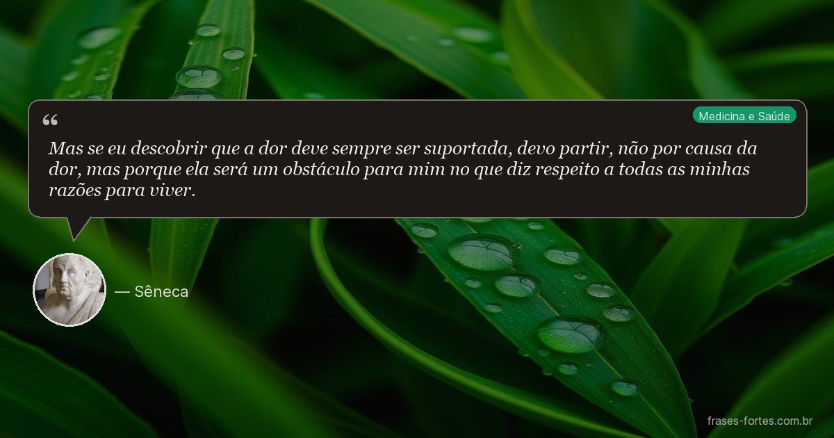 Frase de Sêneca