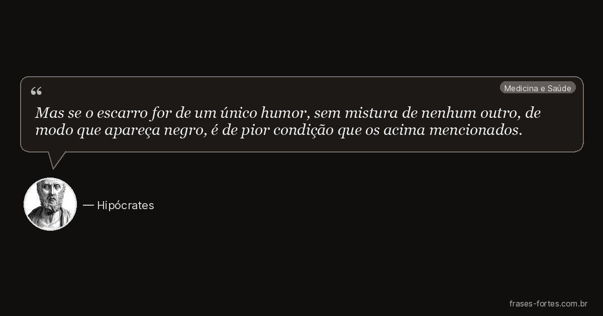 Frase de Hipócrates