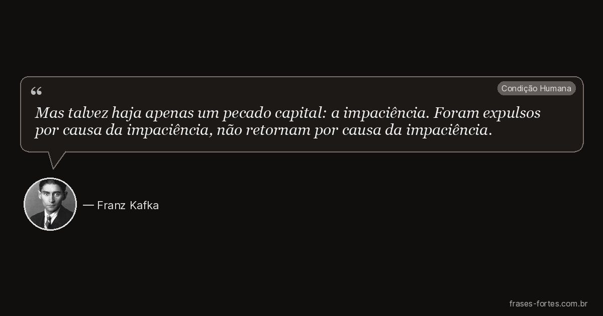 Frase de Franz Kafka