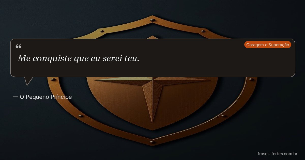 Frase de O Pequeno Príncipe