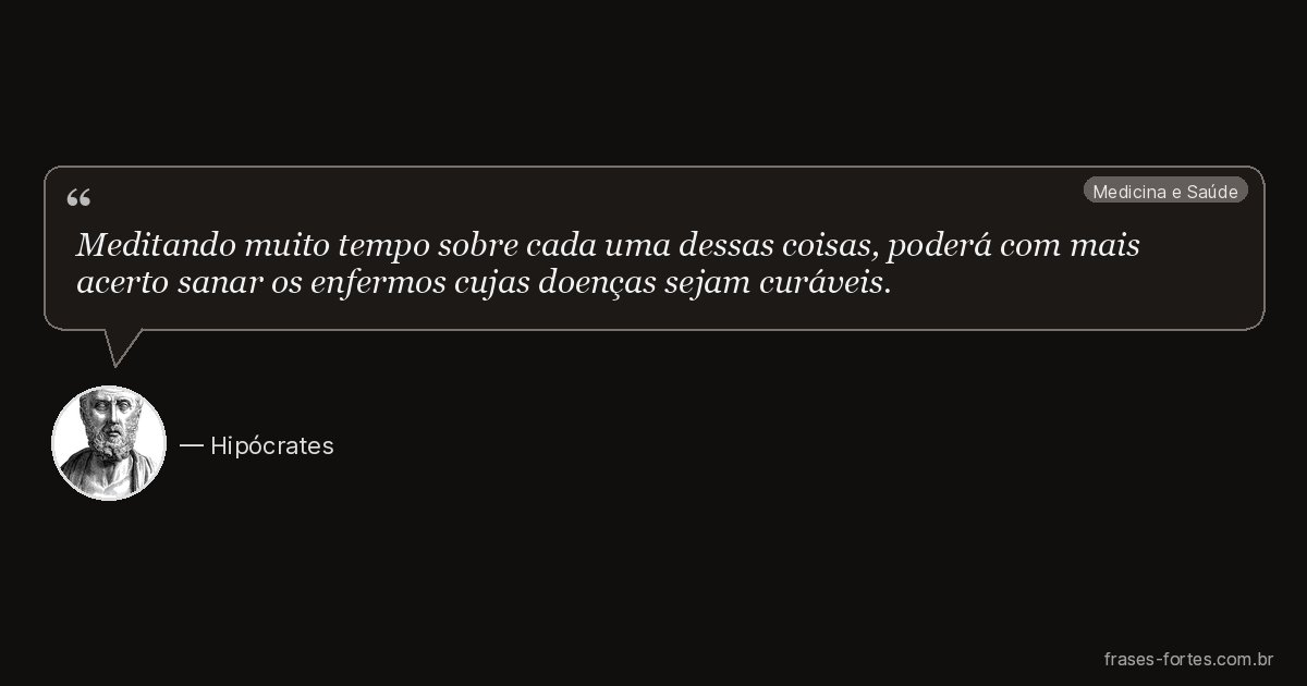 Frase de Hipócrates