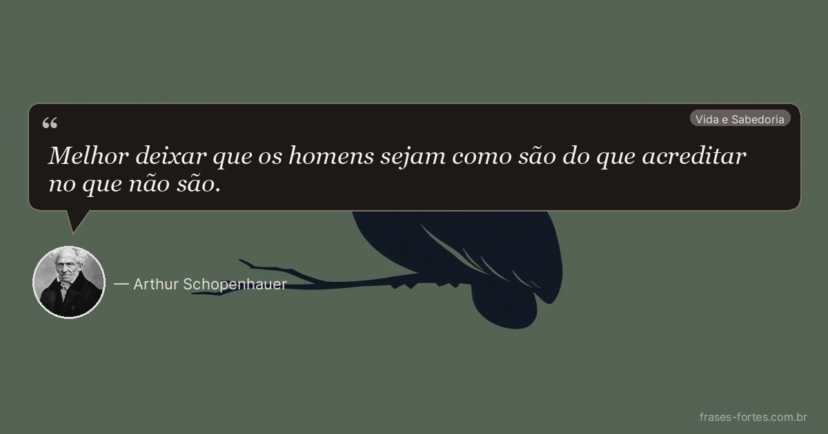 Frase de Arthur Schopenhauer