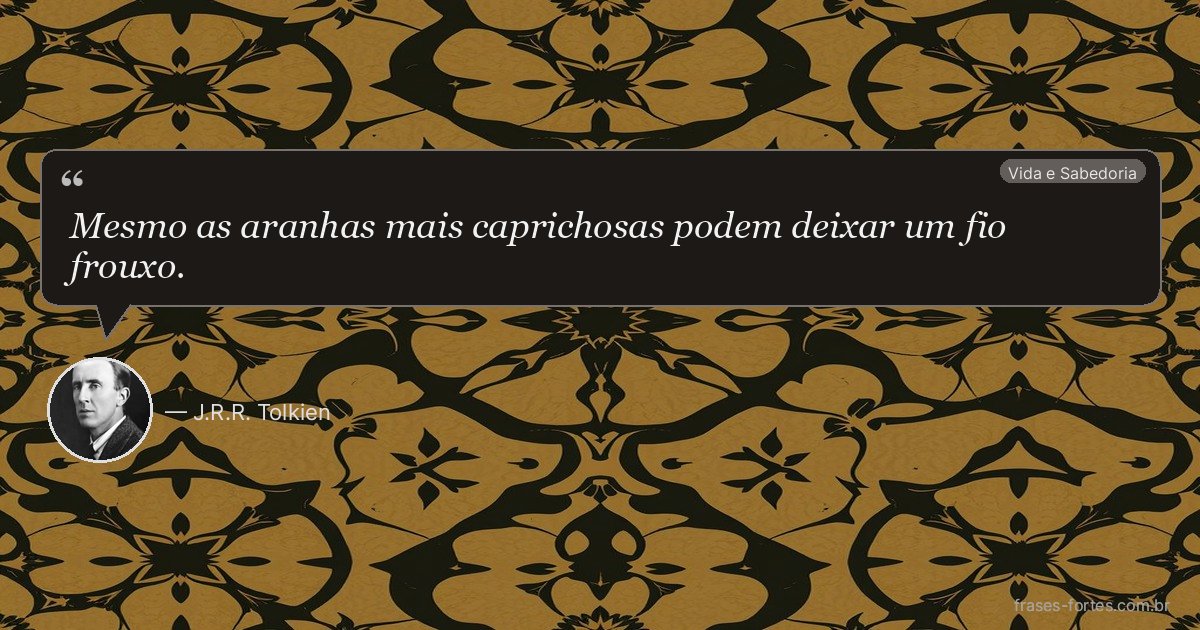 Frase de J.R.R. Tolkien