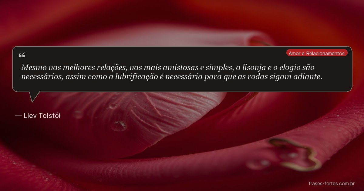 Frase de Liev Tolstói