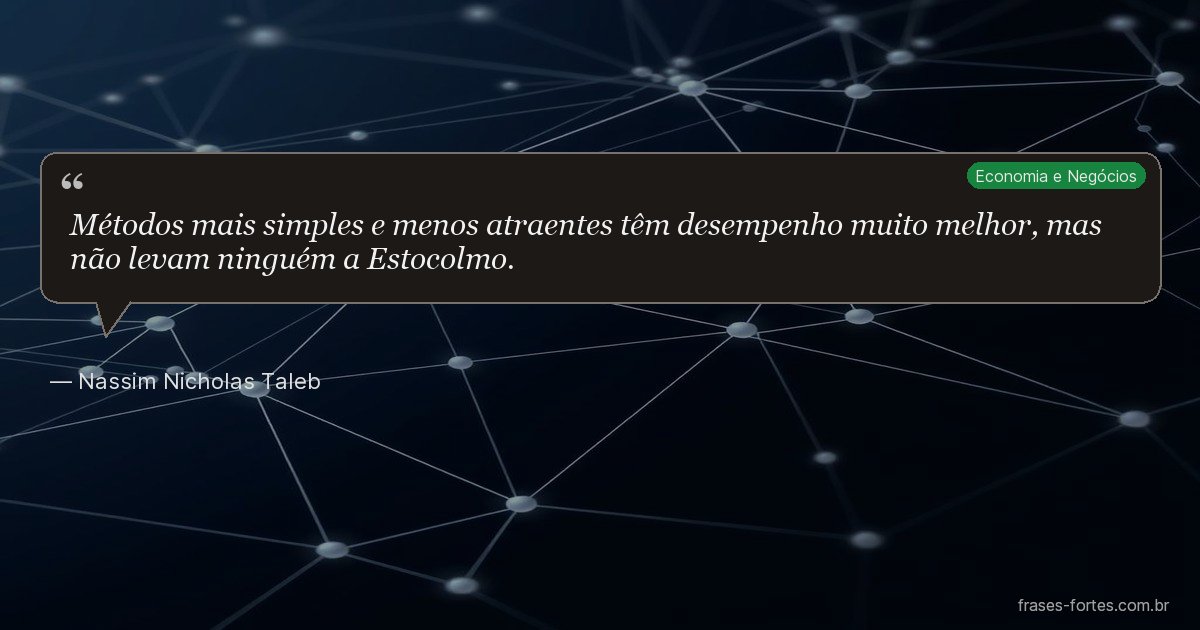 Frase de Nassim Nicholas Taleb