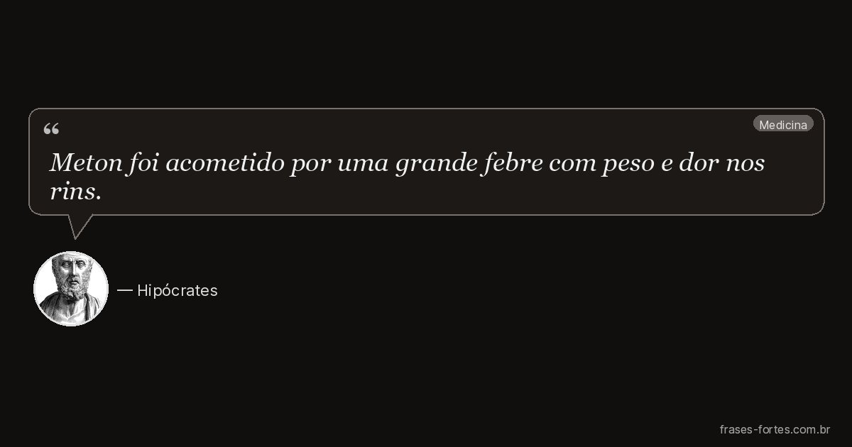 Frase de Hipócrates