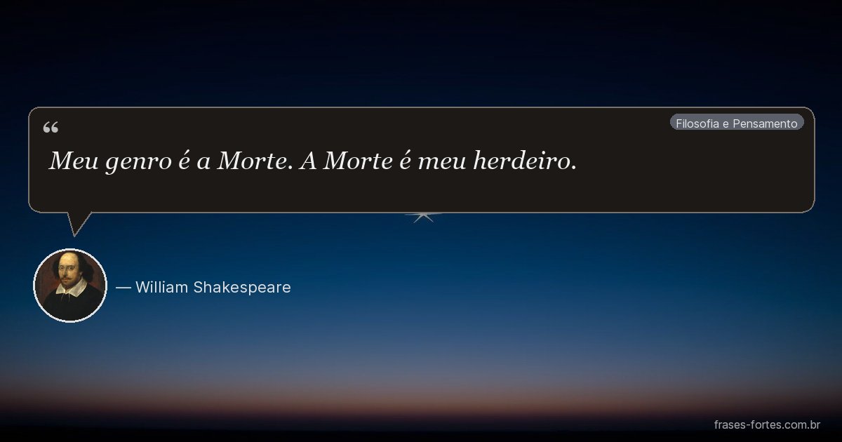 Frase de William Shakespeare