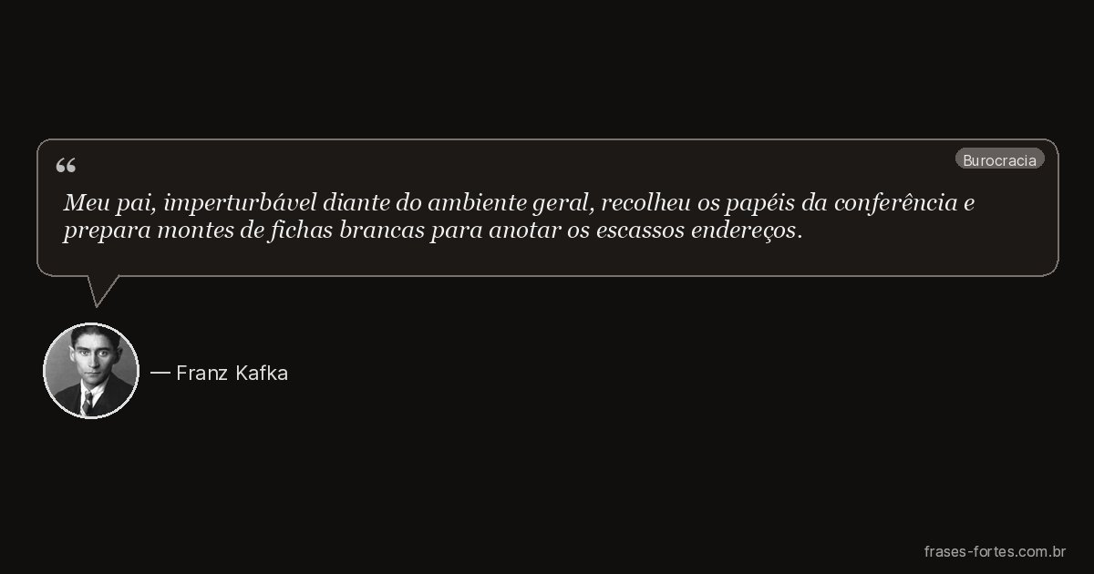 Frase de Franz Kafka