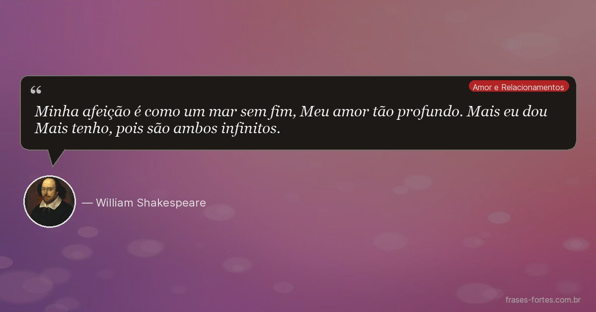 Frase de William Shakespeare