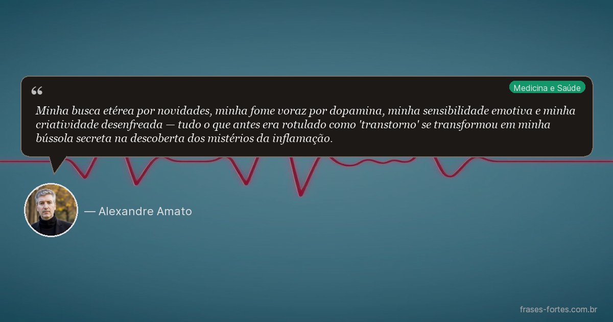 Frase de Alexandre Amato