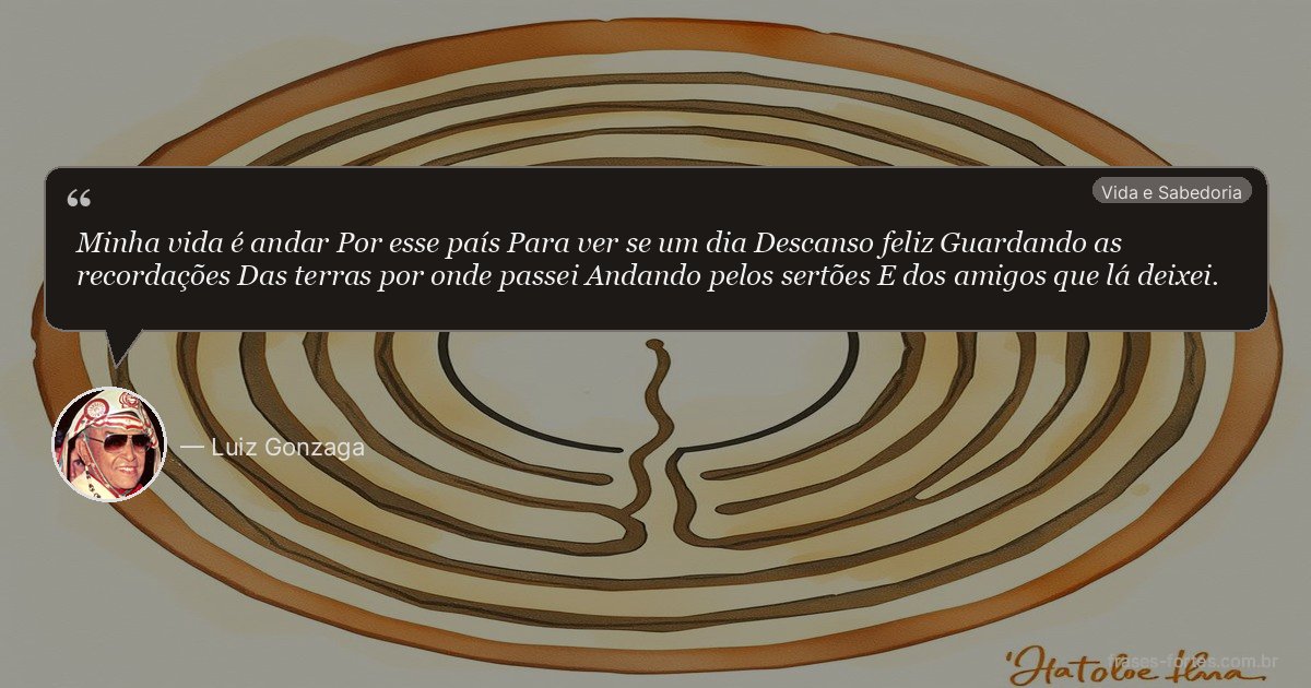 Frase de Luiz Gonzaga