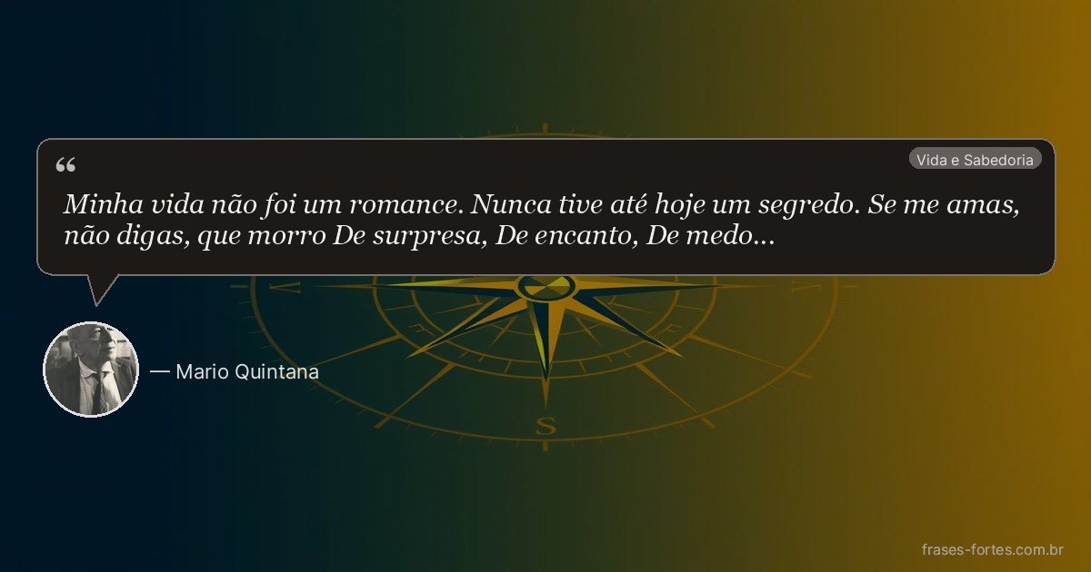 Frase de Mario Quintana