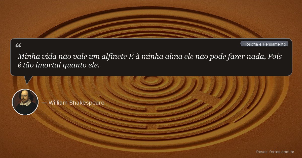 Frase de William Shakespeare