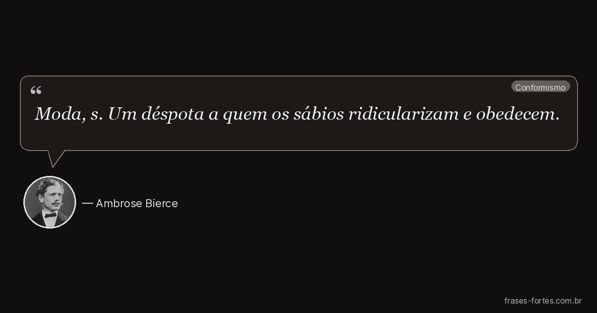 Frase de Ambrose Bierce