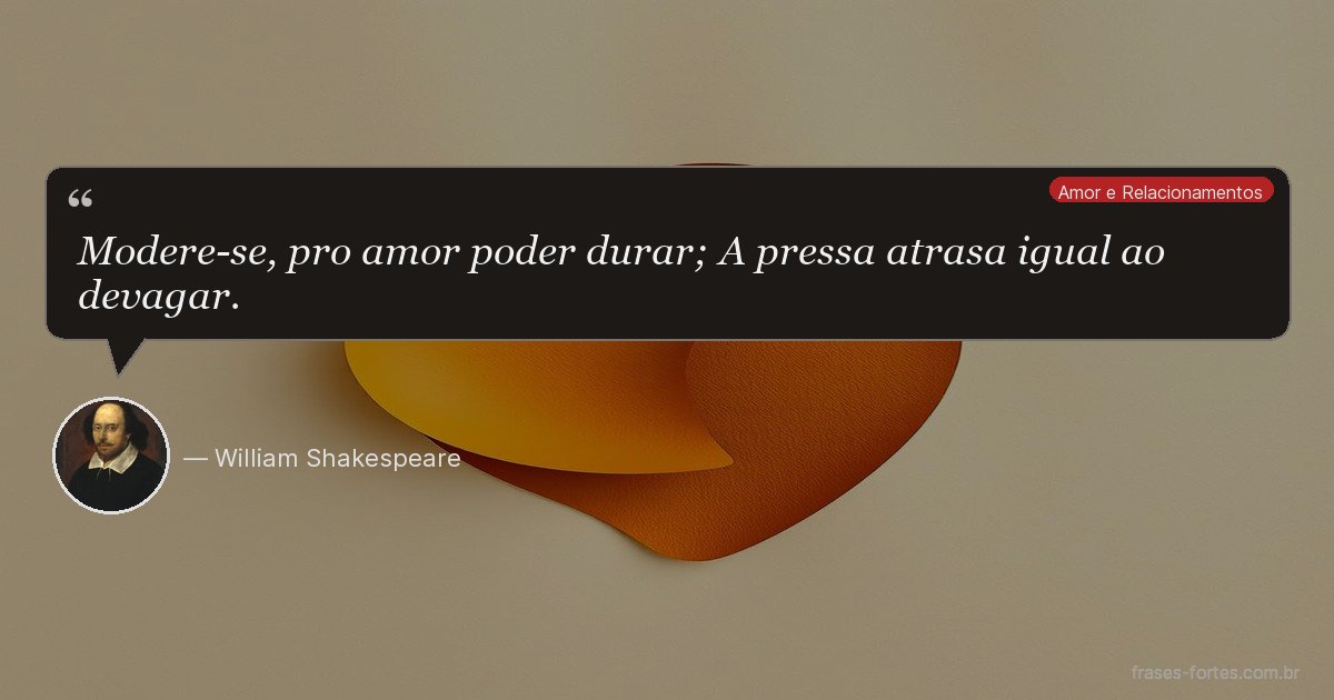 Frase de William Shakespeare