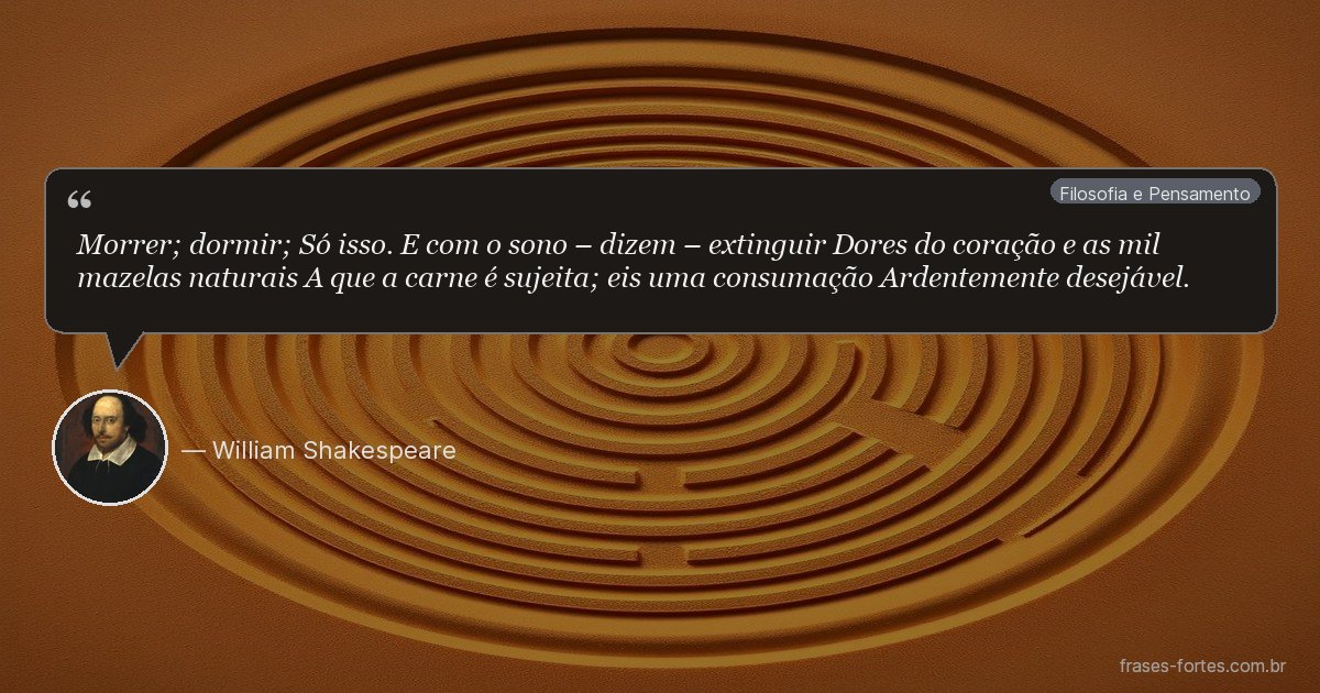 Frase de William Shakespeare