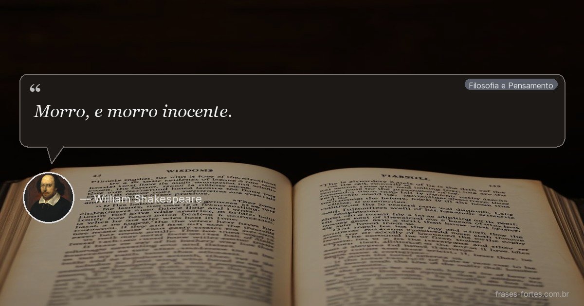 Frase de William Shakespeare