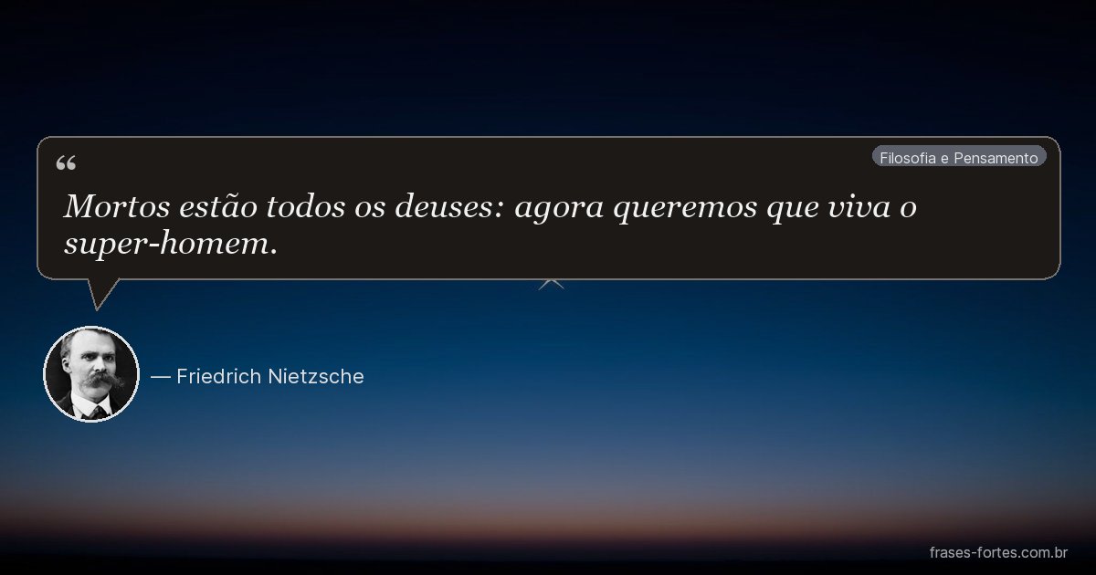 Frase de Friedrich Nietzsche