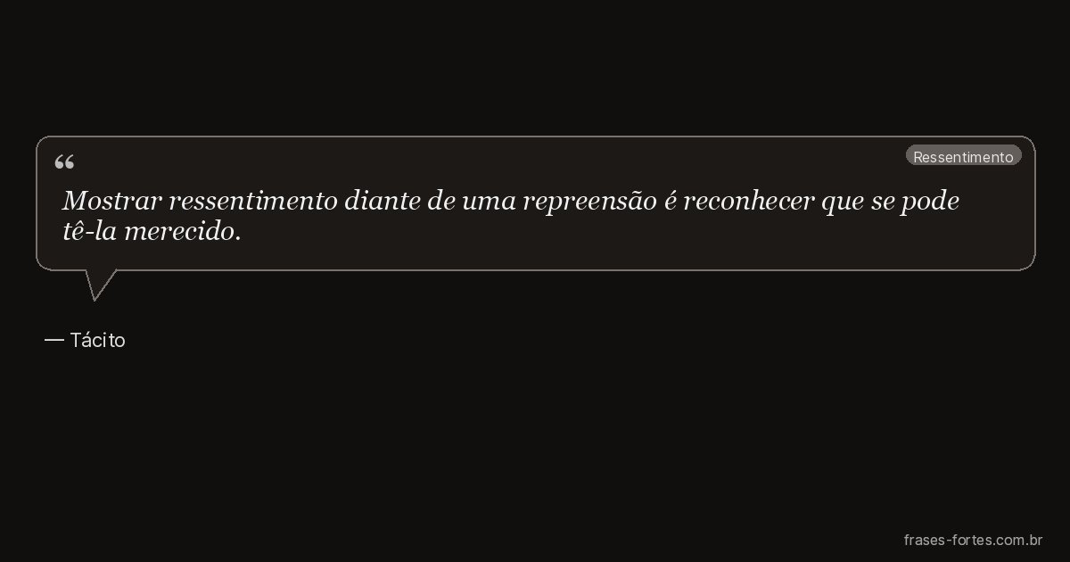 Frase de Tácito