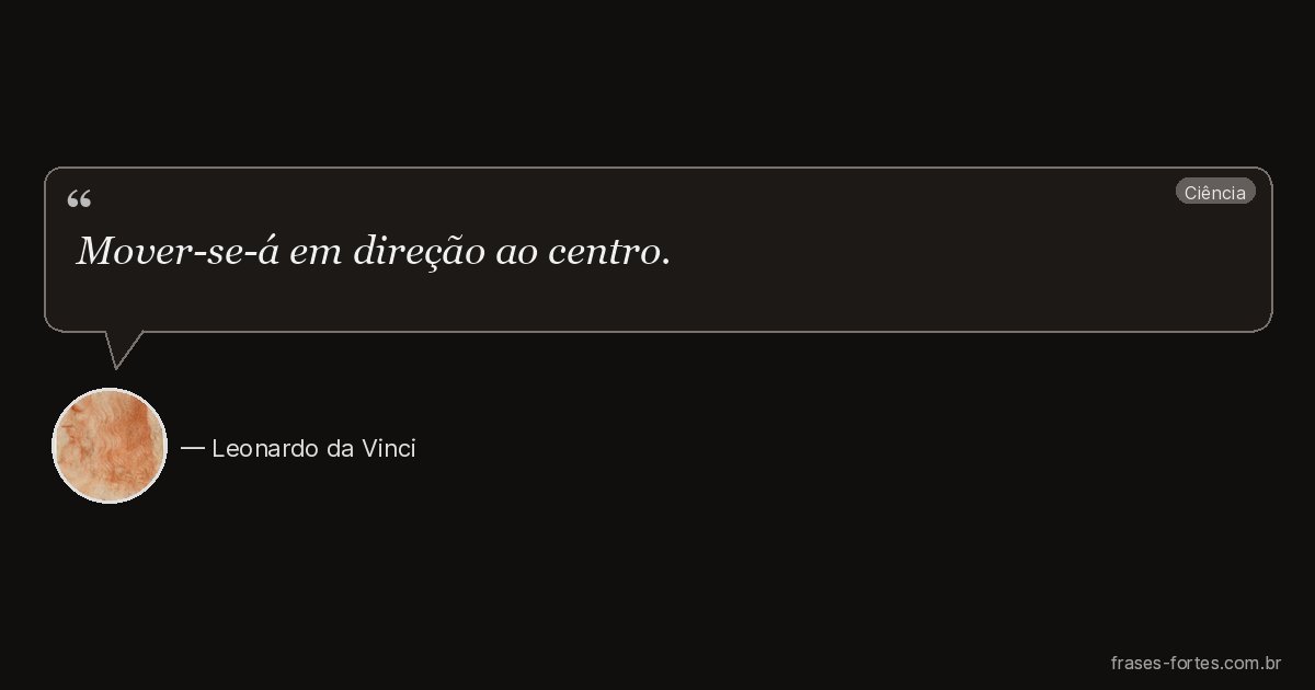 Frase de Leonardo da Vinci