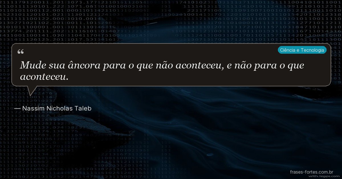 Frase de Nassim Nicholas Taleb
