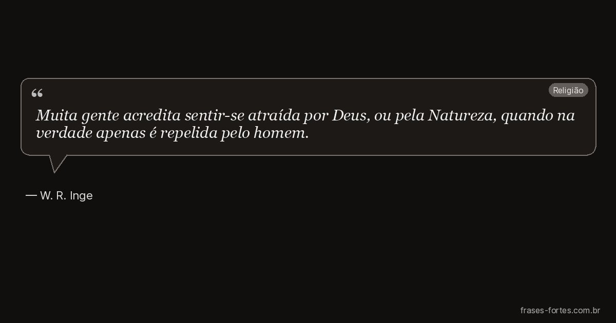 Frase de W. R. Inge