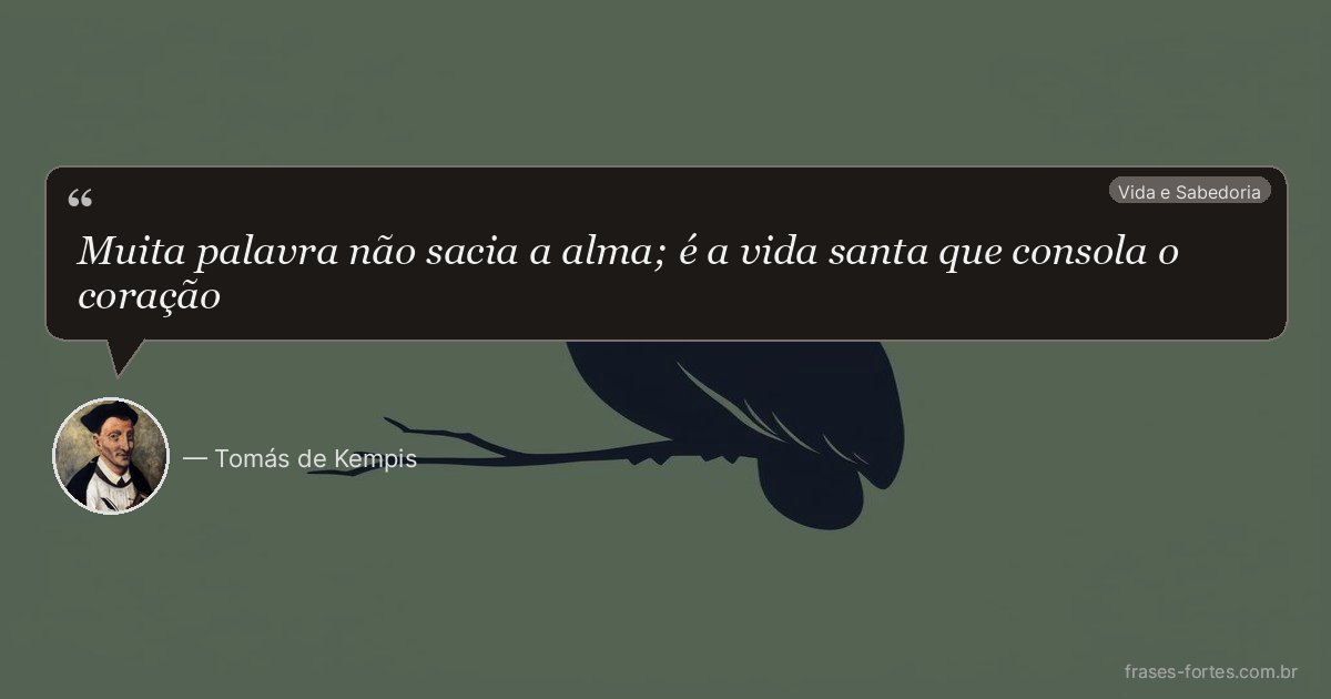 Frase de Tomás de Kempis