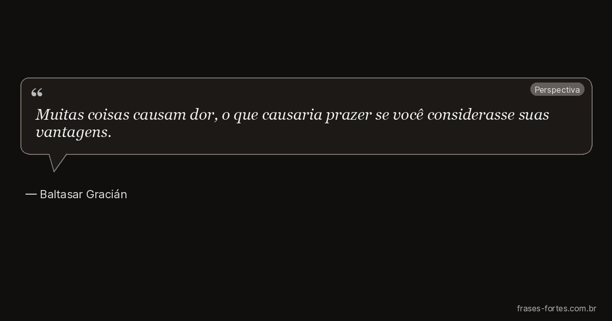 Frase de Baltasar Gracián