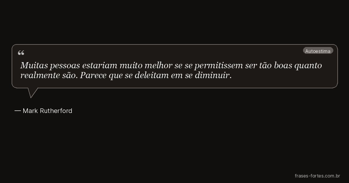 Frase de Mark Rutherford