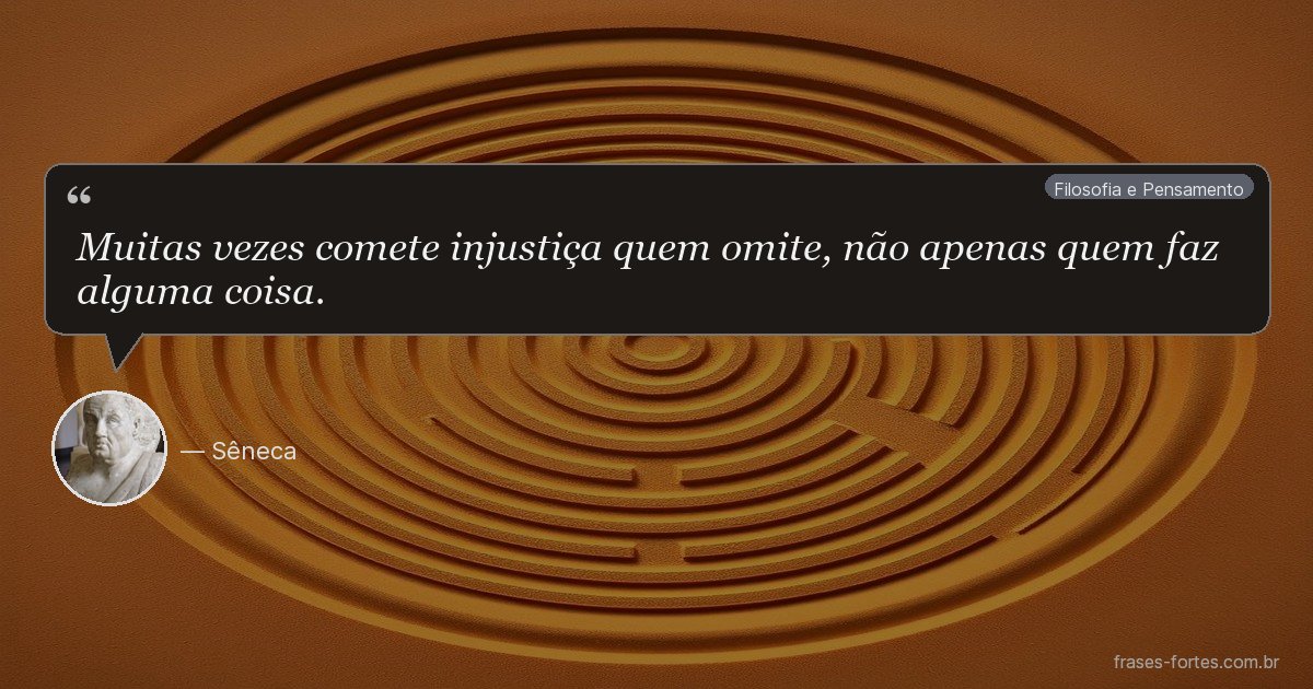 Frase de Sêneca