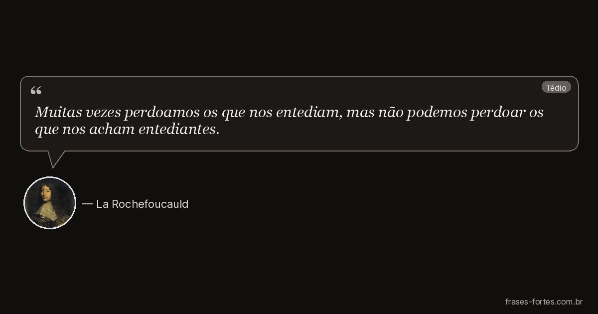 Frase de La Rochefoucauld