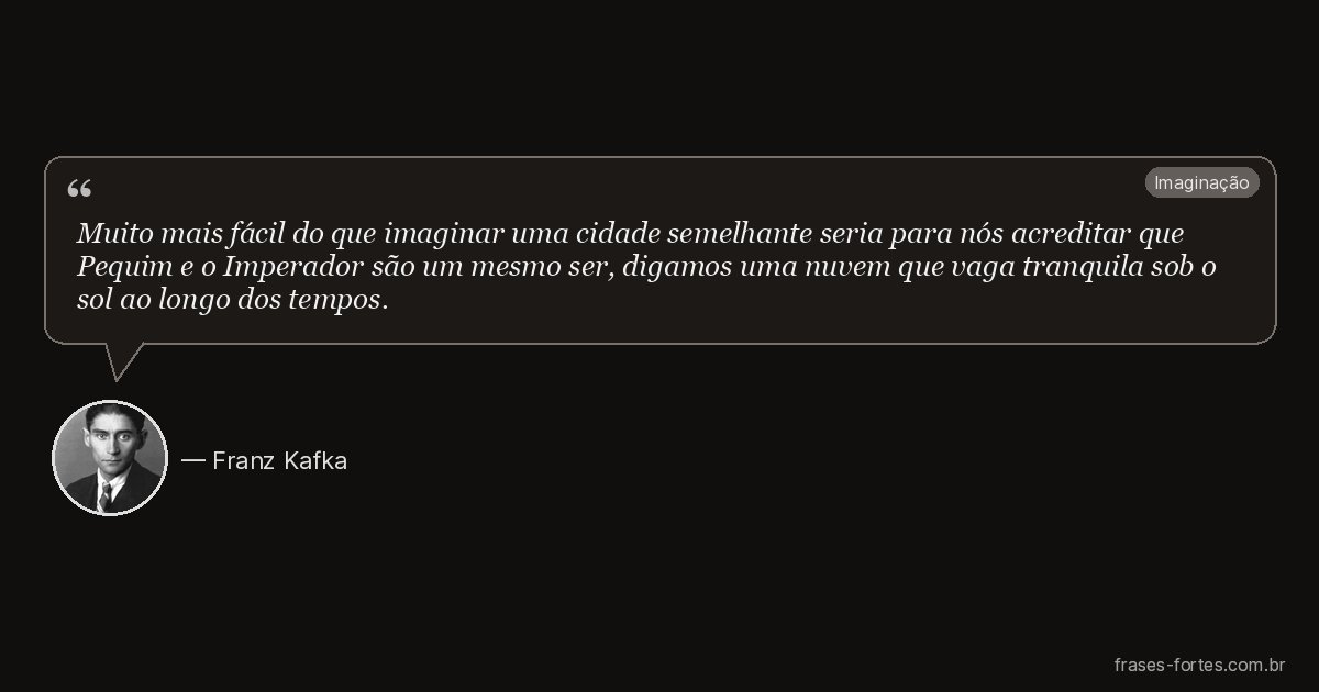 Frase de Franz Kafka
