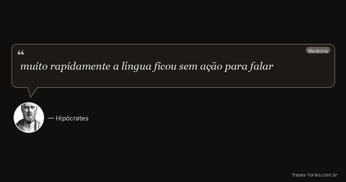 Frase de Hipócrates