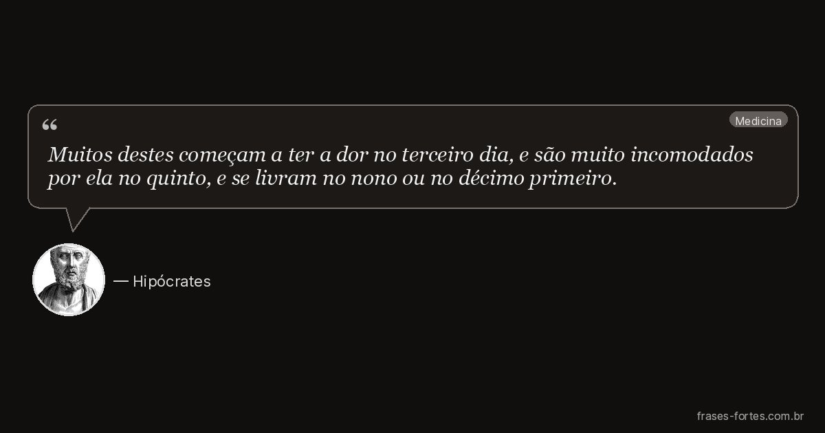 Frase de Hipócrates