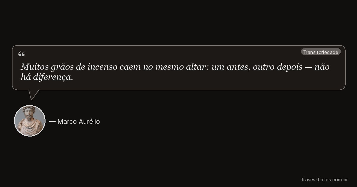 Frase de Marco Aurélio
