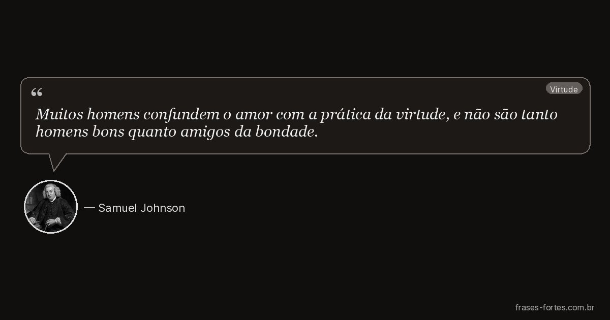 Frase de Samuel Johnson