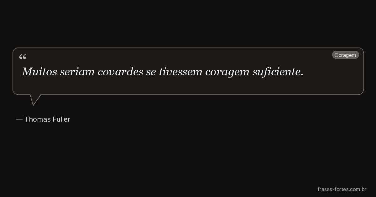 Frase de Thomas Fuller
