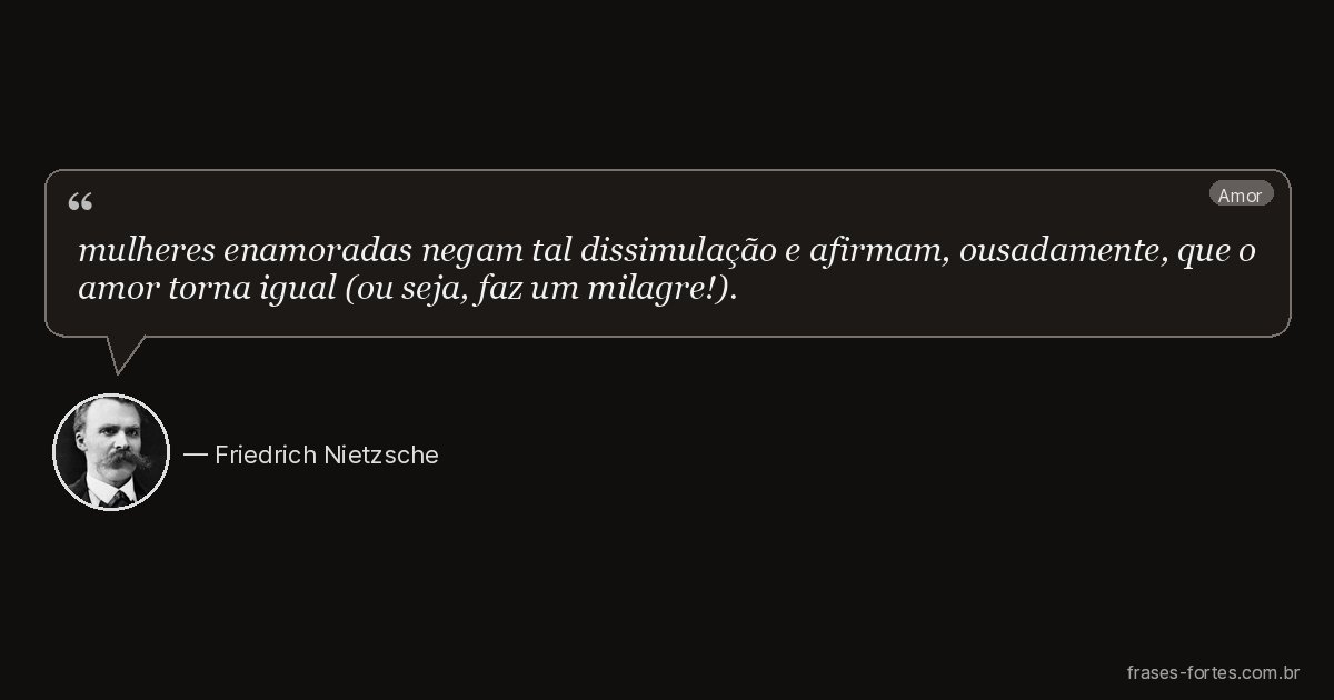 Frase de Friedrich Nietzsche