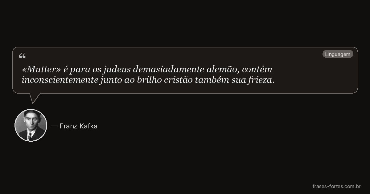 Frase de Franz Kafka