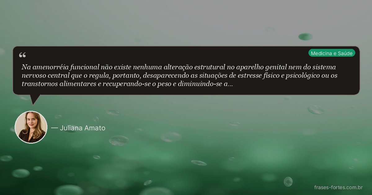 Frase de Juliana Amato